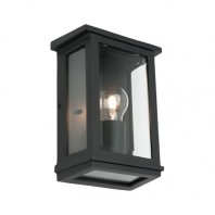 Cougar-Madrid Small 1lt 60W E.S. Wall Light - Black / Bronze